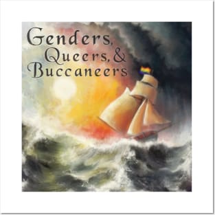 Genders, Queers, and Buccaneers Podcast Posters and Art